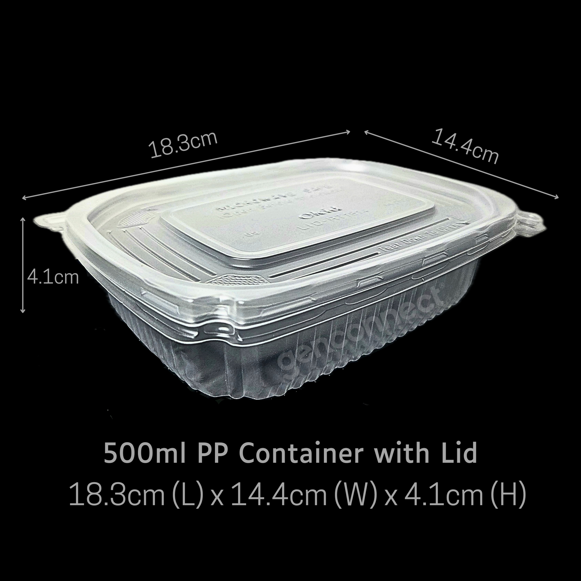 PP Container with Lid Set