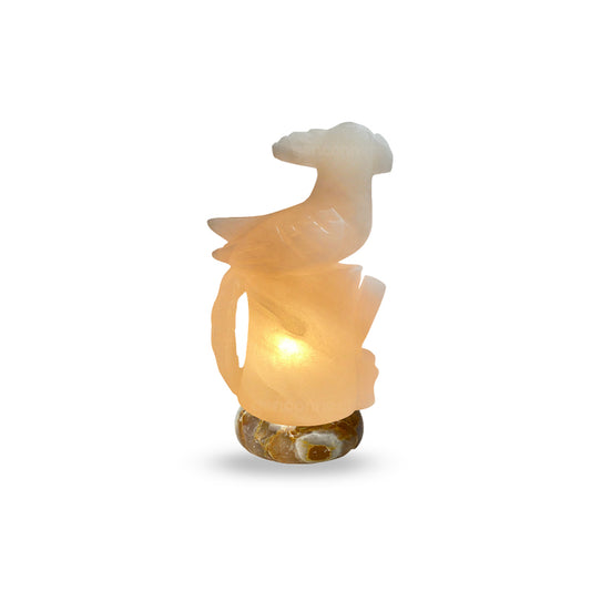 Parrot Himalayan Salt Lamp (White)