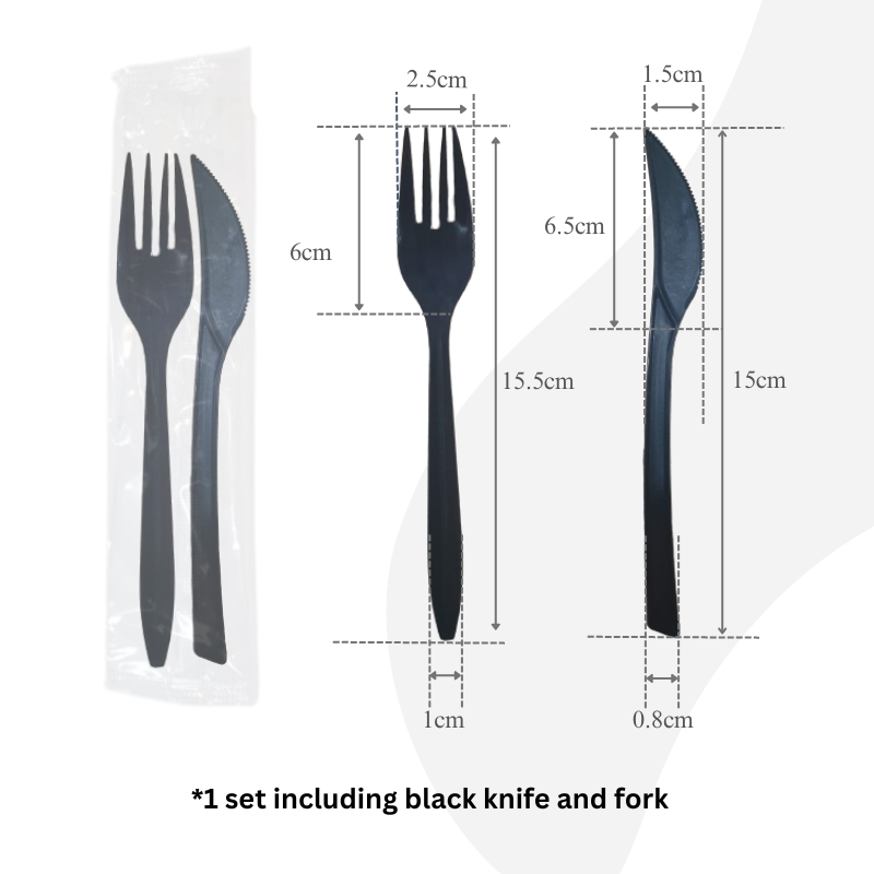 Plastic Fork Knife Pack