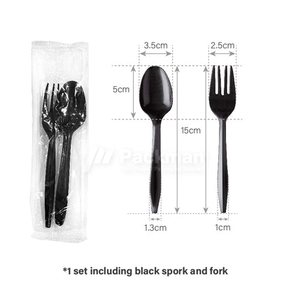 Plastic Fork Spoon Pack