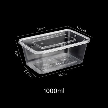 Plastic Rectangular Food Container
