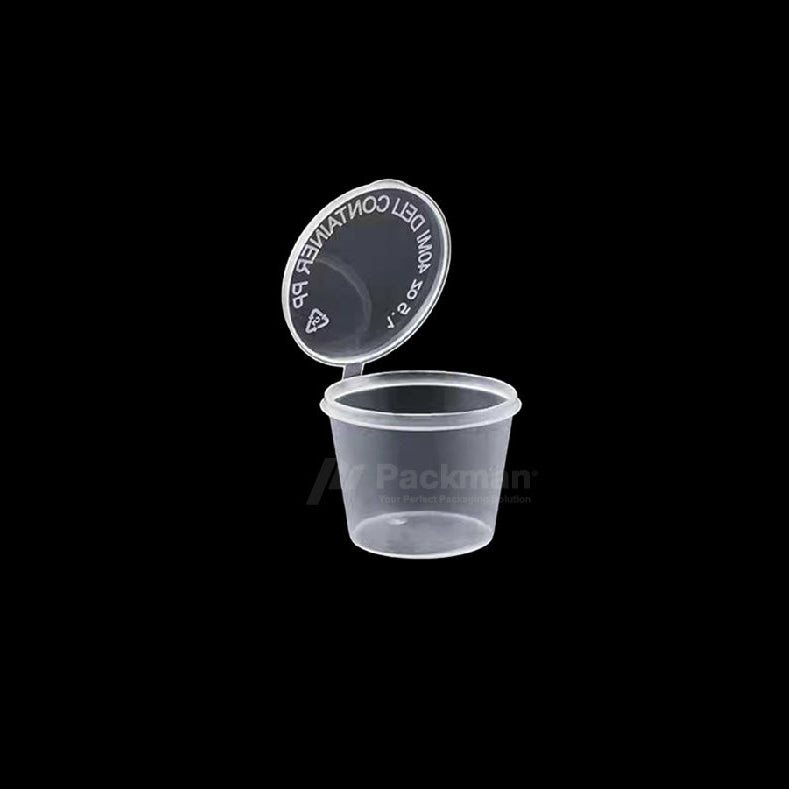 Plastic Sauce Cup with Lid