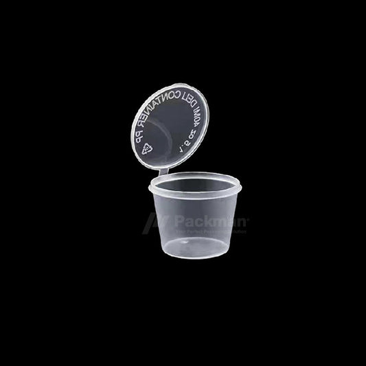 Plastic Sauce Cup with Lid