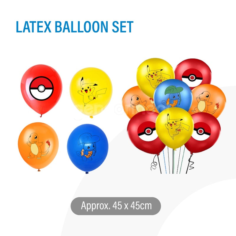 Pokemon Series Balloon Set