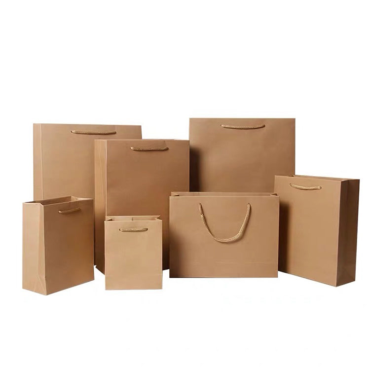 Portrait Kraft Rope Paper Bag