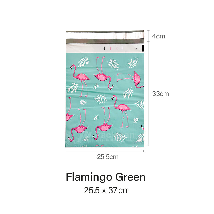 Flamingo Green Poly Mailer