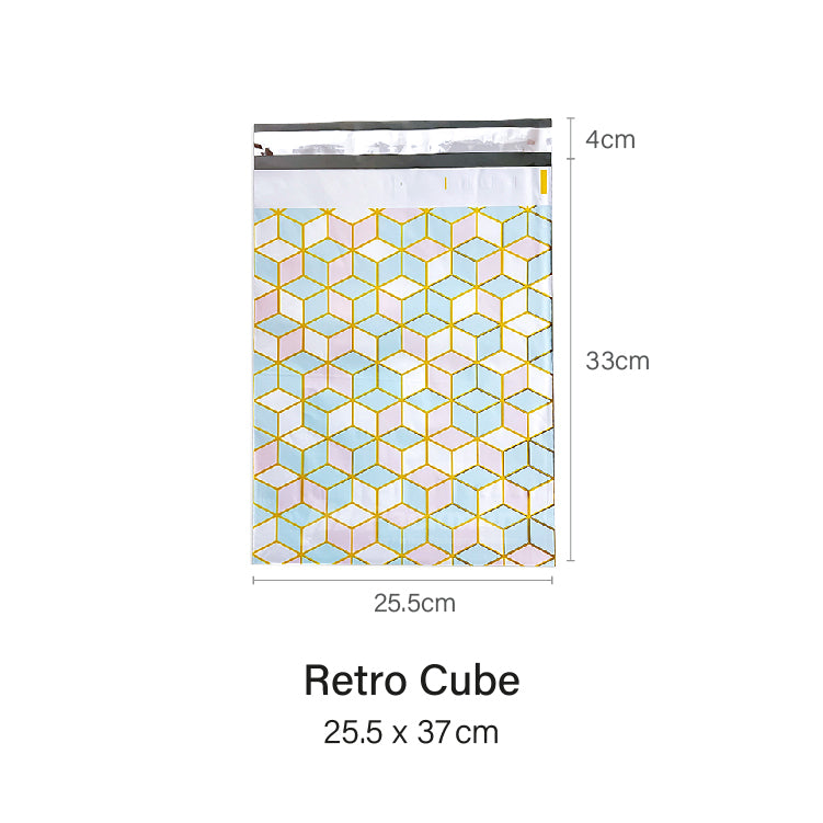 Retro Cube Poly Mailer