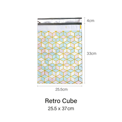 Retro Cube Poly Mailer