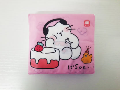 Cute Cartoon Tissue paper, wipe, tissue papers, 3 Ply thicker tissue sheet