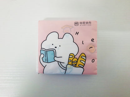 Cute Cartoon Tissue paper, wipe, tissue papers, 3 Ply thicker tissue sheet