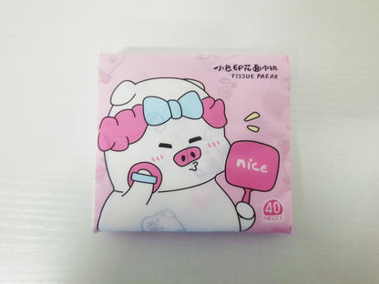 Cute Cartoon Tissue paper, wipe, tissue papers, 3 Ply thicker tissue sheet