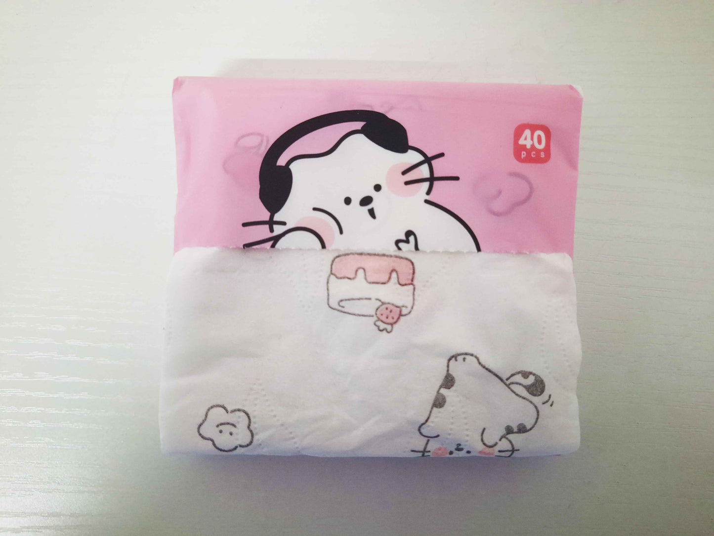 Cute Cartoon Tissue paper, wipe, tissue papers, 3 Ply thicker tissue sheet