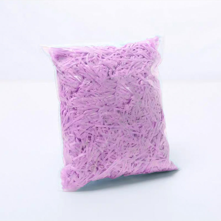 Purple Raffia Shredded Paper