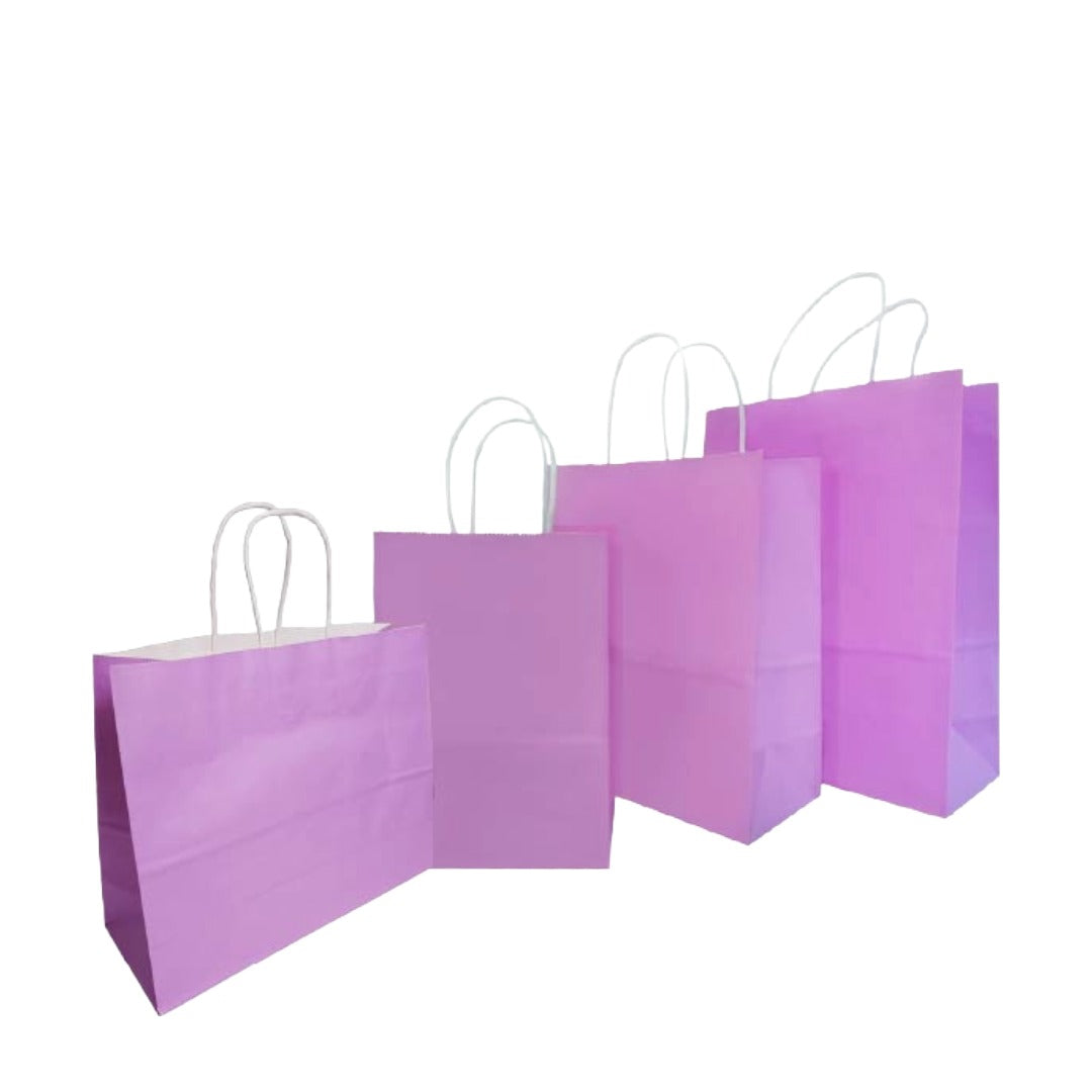 Purple Paper Bag