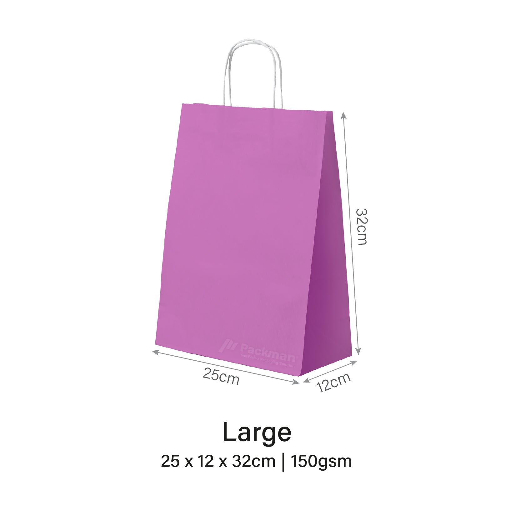 Purple Paper Bag
