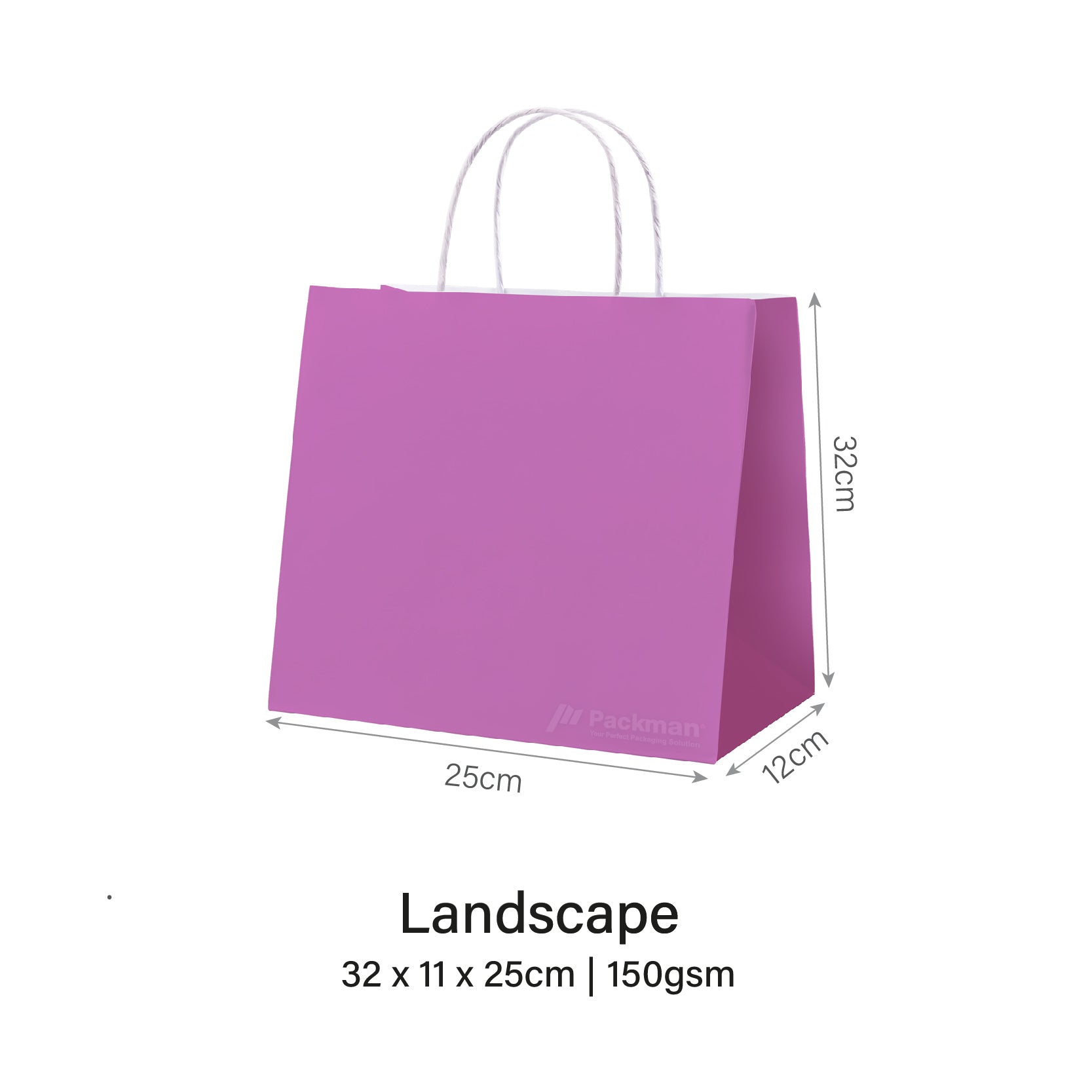 Purple Paper Bag