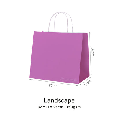 Purple Paper Bag