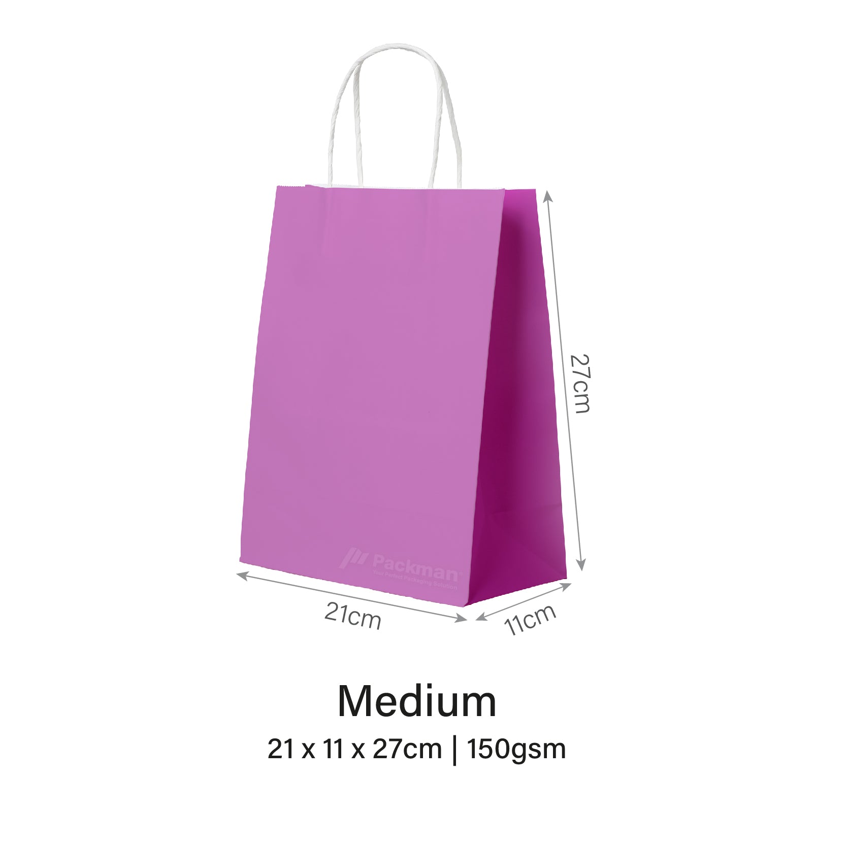 Purple Paper Bag