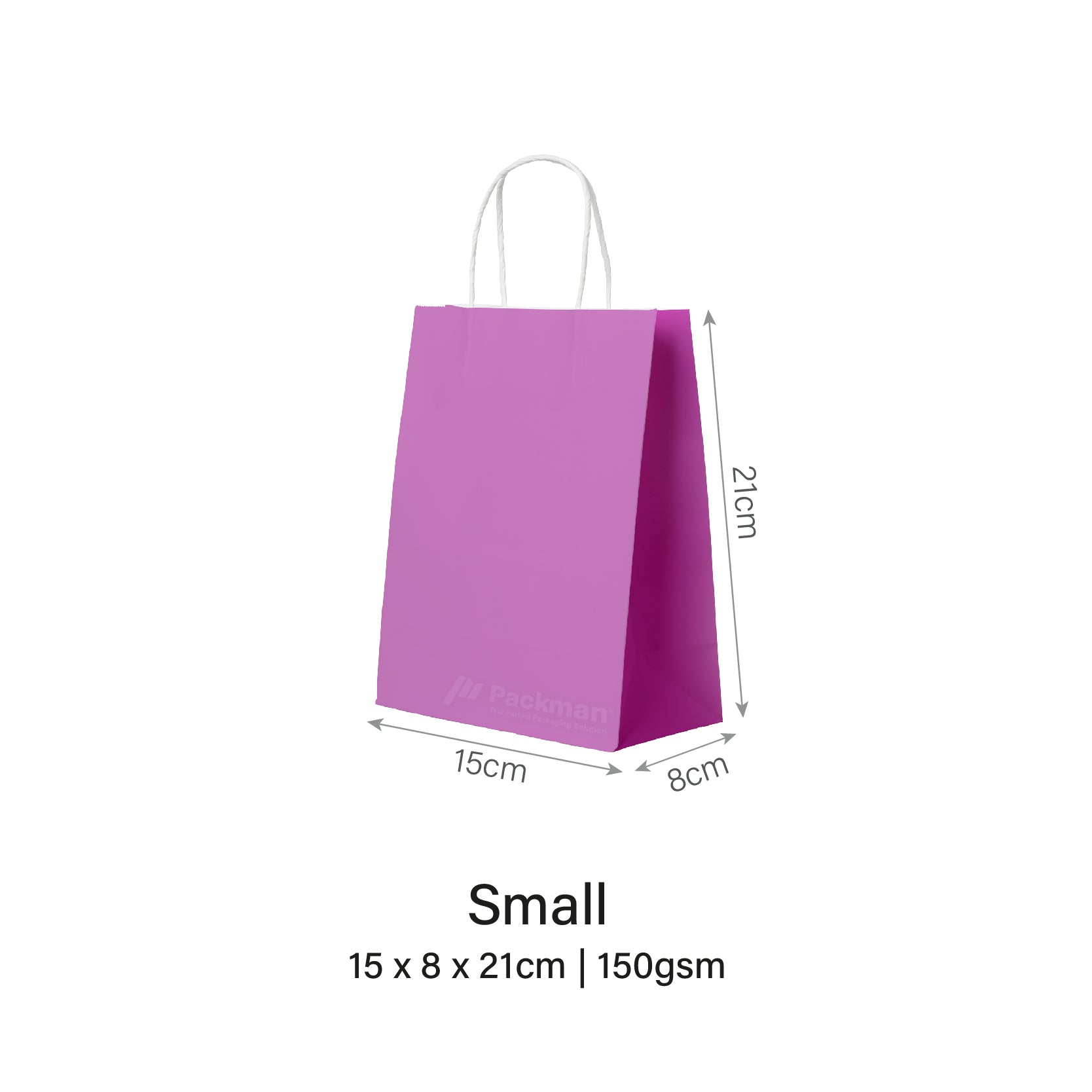 Purple Paper Bag