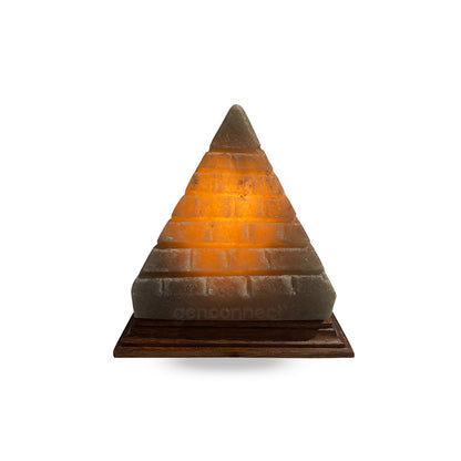 Pyramid Block Himalayan Salt lamp (Grey)