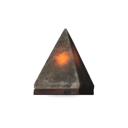 Pyramid Himalayan Salt lamp (Grey)