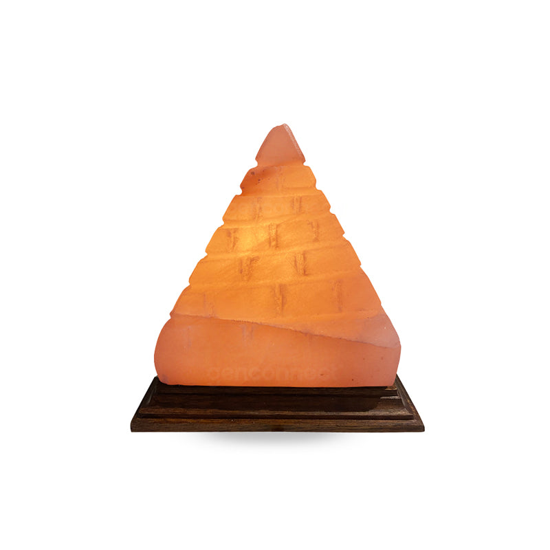 Pyramid Block Himalayan Salt lamp (Pink)