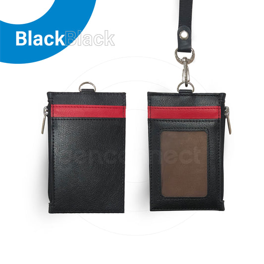 Black PU Lanyard