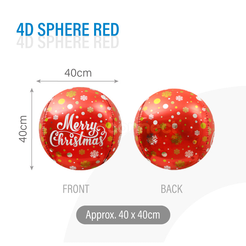 4D Sphere Red