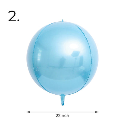 Baby Blue Round Balloon