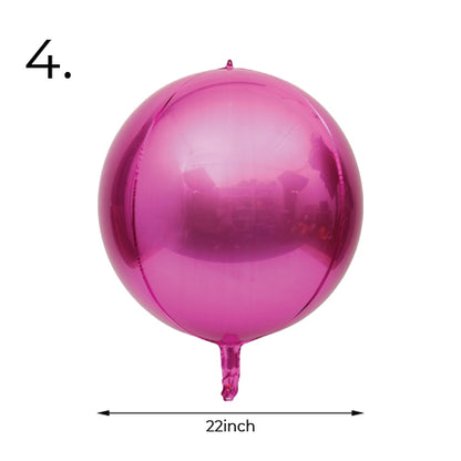 Pink Round Balloon
