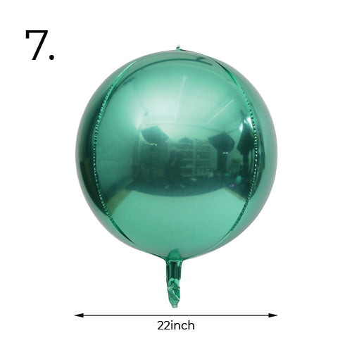 Green Round Balloon