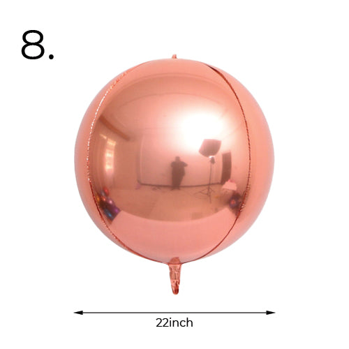 Rose Gold Round Balloon