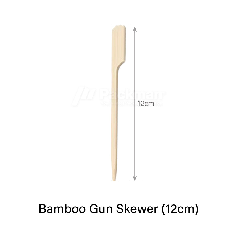 12cm Bamboo Gun Skewer