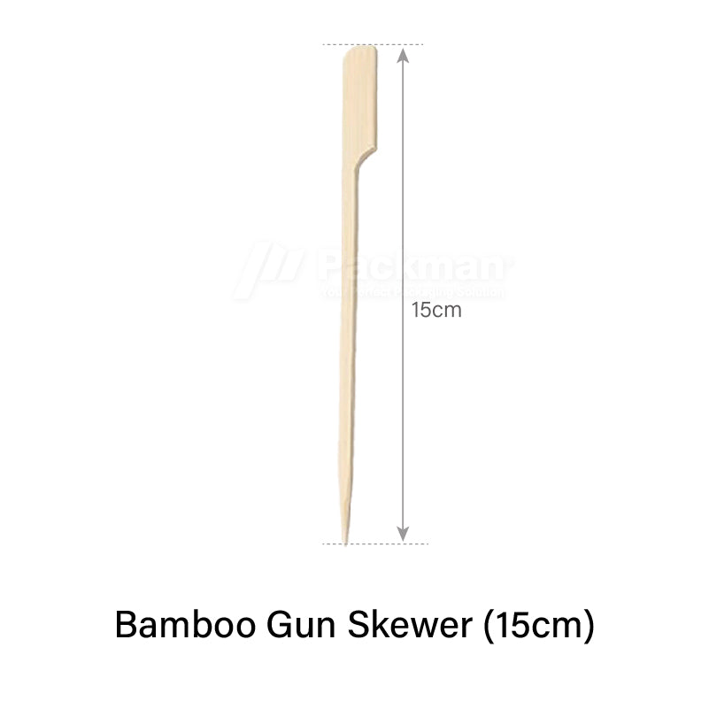 15cm Bamboo Gun Skewer