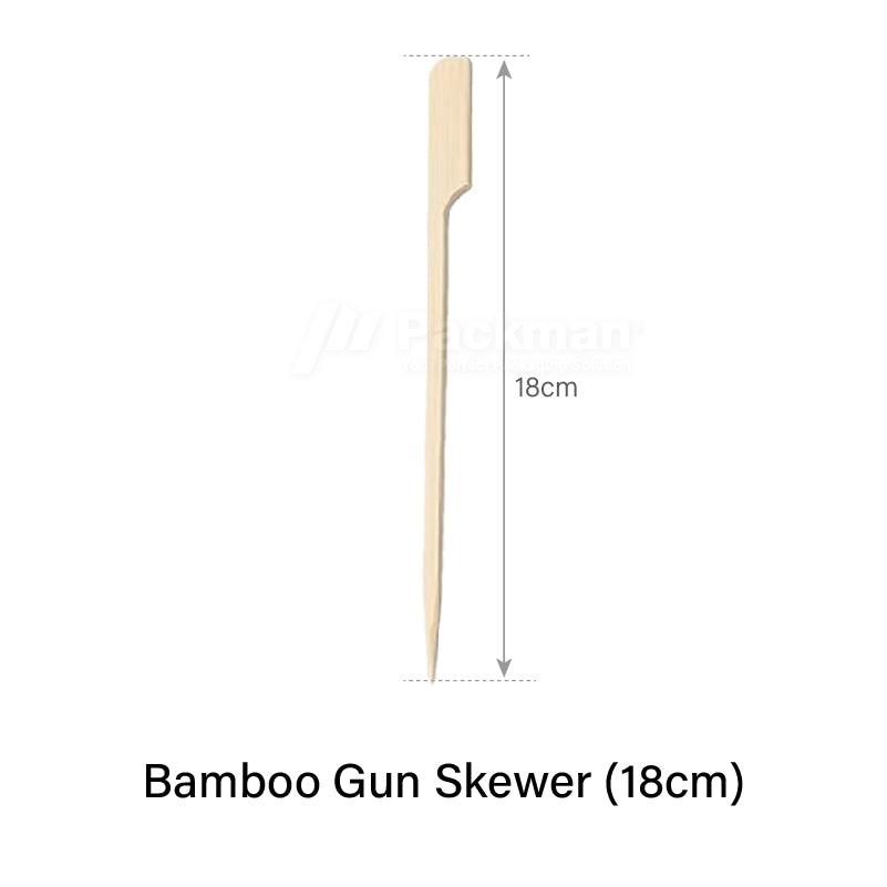 18cm Bamboo Gun Skewer