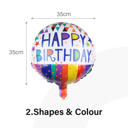 Shapes n Colour Round Balloon