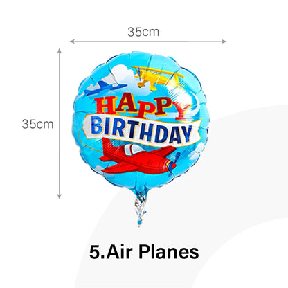 Air Planes Round Balloon