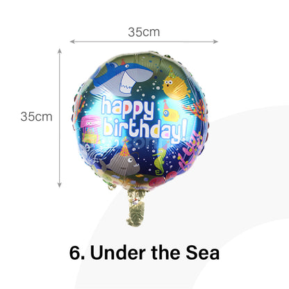 Under the Sea Round Balloon