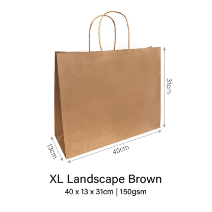 40 x 13 x 31cm XL Landscape Paper Bag (10pcs)