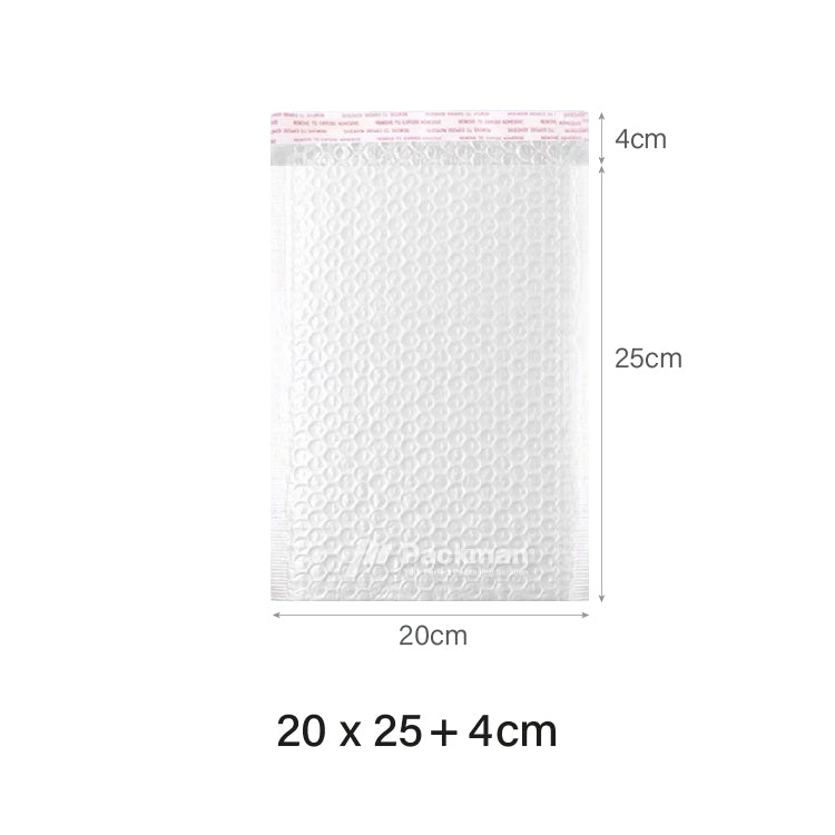 20 x 25cm White Bubble Poly Mailer