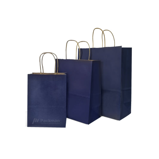 Navy Paper Bag (10pcs)