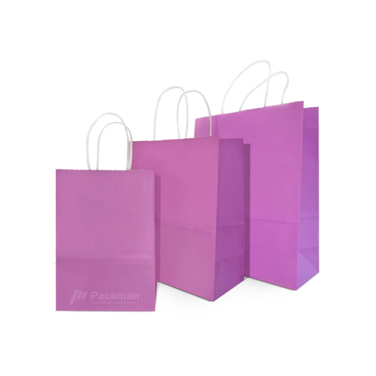 Purple Paper Bag (10pcs)