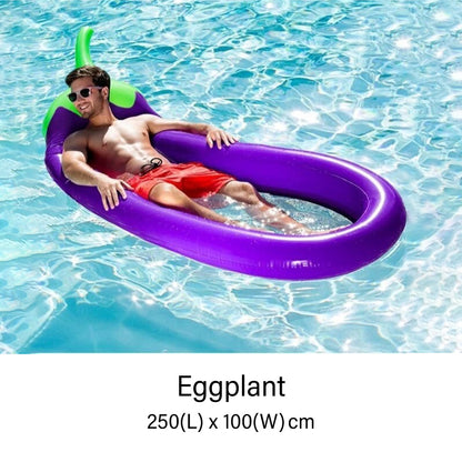 Eggplant Pool Float
