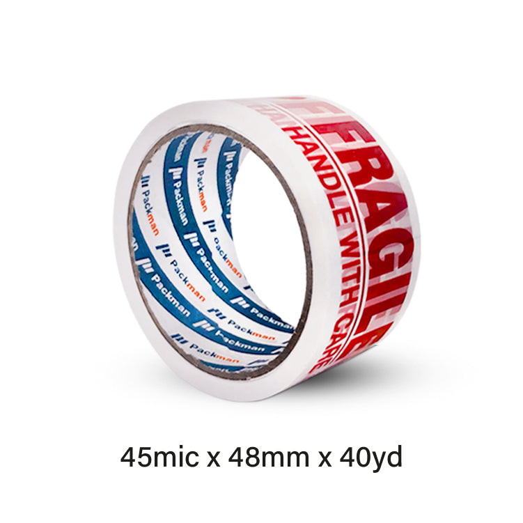 48mm x40yd Fragile Tape