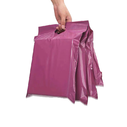 Purple Polymailer with Handle