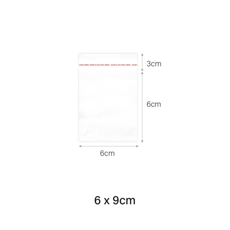 6 x 9cm Self Adhesive OPP Bag