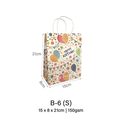 B6 Birthday Bag (10pcs)