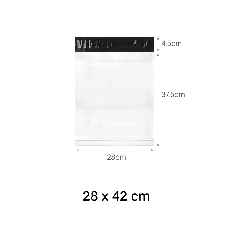 28 x 42cm Poly Mailer with Pocket (100pcs)