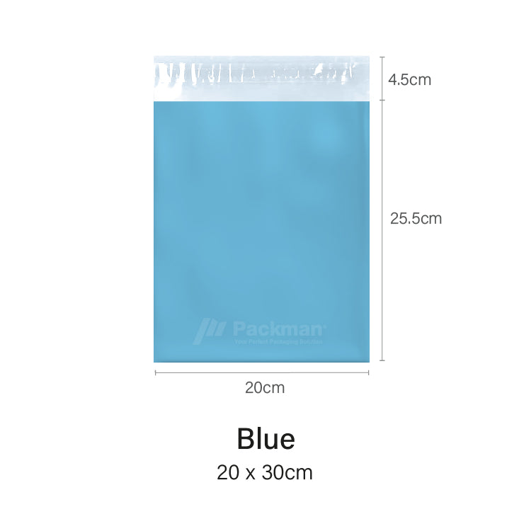 20 x 30cm Blue Poly Mailer (100pcs)