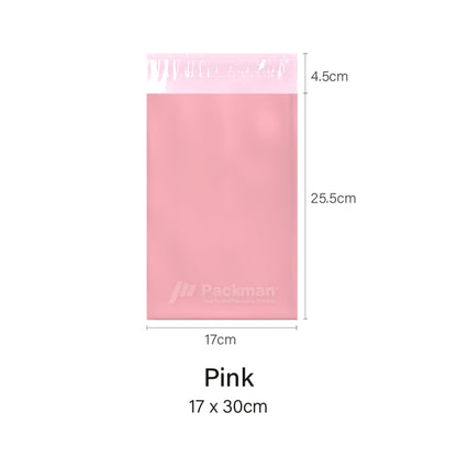 17 x 30cm Pink Poly Mailer (100pcs)